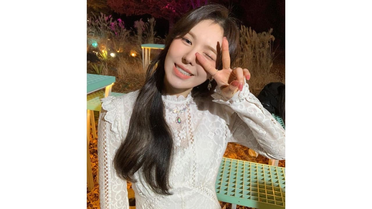 La cantante Wendy del grupo Red Velvet.