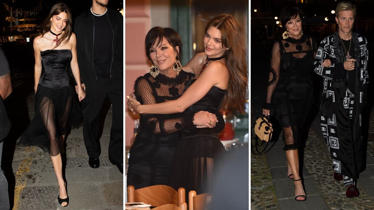 El clan Kardashian-Jenner en Portofino, Italia