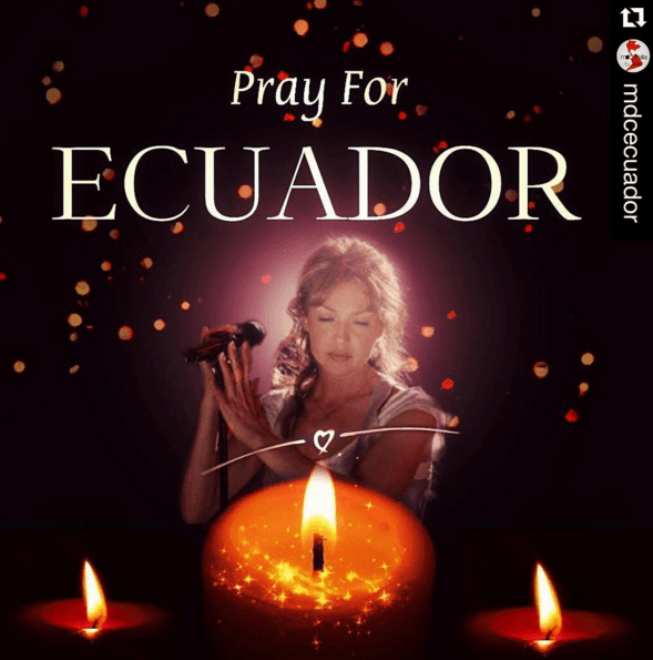 Thalía tampoco dejó pasar la oportunidad de expresar cómo se siente por las terribles pérdidas.