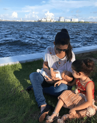 Dentro de unas semanas más, Ana Patricia estará de regreso en Despierta América. Mientras tanto, ella aprovecha el mayor tiempo para compartir tiernos momentos entre Giulietta y Gael.