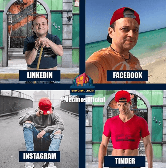 ¡Qué viralizado, qué tendencioso! La cuenta oficial de Vecinos aprovechó la tendencia y utilizó la imagen de nuestro conserje estrella para mostrar las fotografías perfectas para cada red social ¿Cuál es tu favorita?
<br>