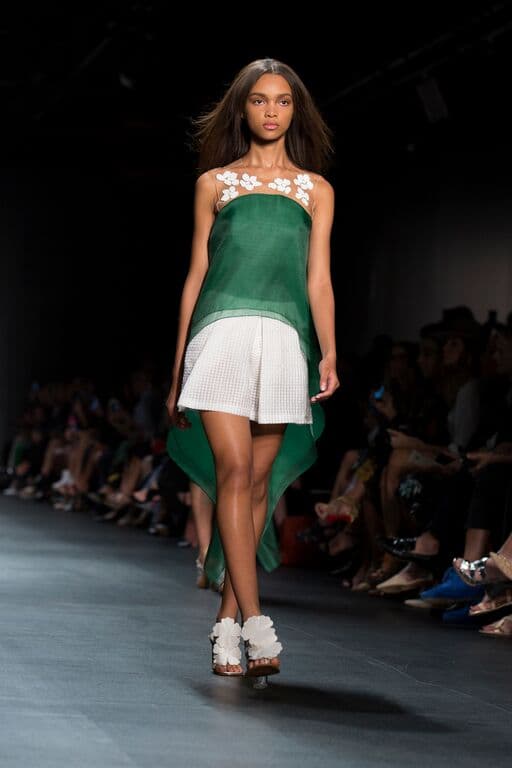 Y vaya que lo logró. Diseñador Ángel Sánchez. NYFW, Spring/Summer 2016 - 15/09/2015