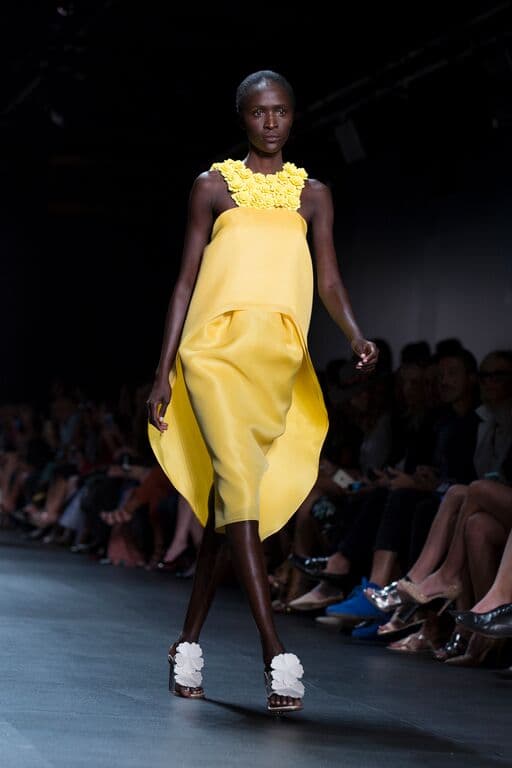 El diseñador aseguró “es una de mis colecciones más latinas”. Diseñador Ángel Sánchez. NYFW, Spring/Summer 2016 - 15/09/2015