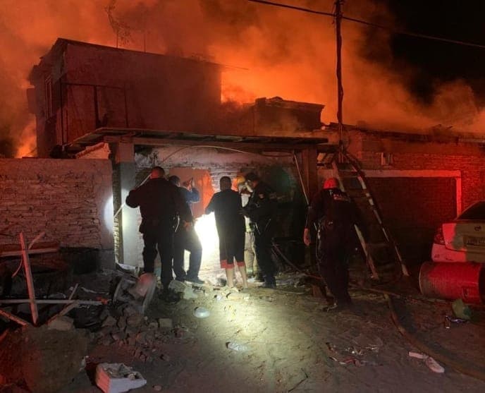 Cuatro niños y una mujer murieron por el incendio de su casa en San Luis Río Colorado, Sonora