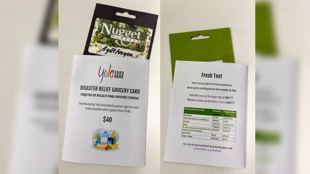 Tarjeta para ayuda alimentaria