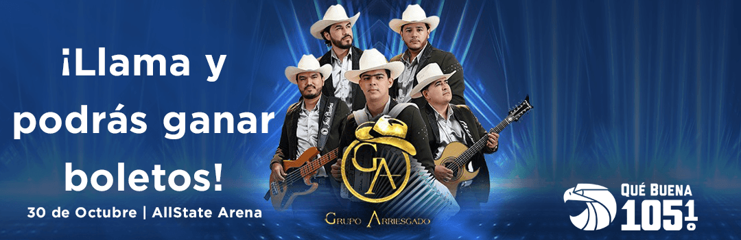 Gana boletos para el concierto de grupo Arriesgado