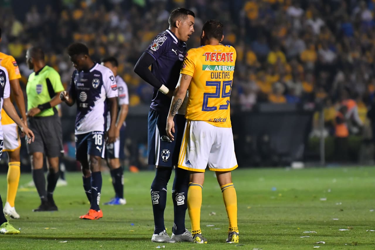 Y claro, una rivalidad como la que sostienen Rayados y Tigres no estaba exenta de una escena así, por la animadversión entre ambos clubes.