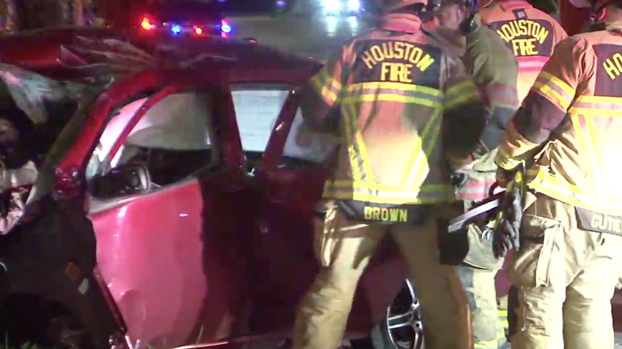 En northbound S. Voss cuando perdió el control del vehículo.