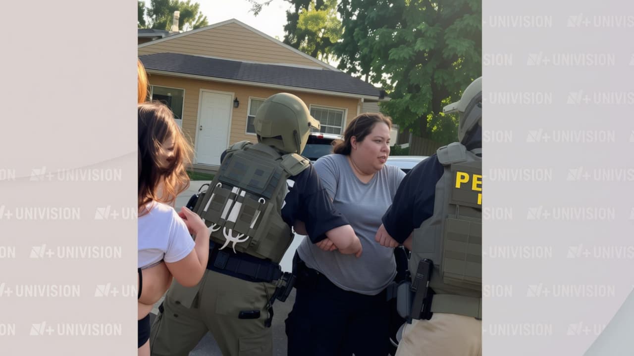 Detienen a inmigrante mexicana por presuntamente agredir a un agente de ICE durante operativo