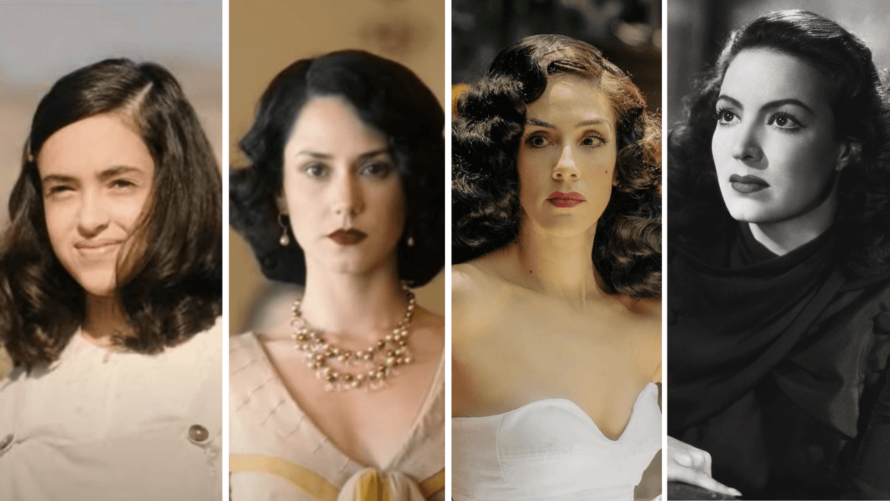 De izquierda a derecha: Abril Vergara, Ximena Romo, Sandra Echeverría, María Félix.