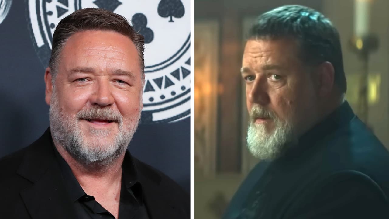 Así luce Russell Crowe en tráiler de ‘The Pope's Exorcist’: la película de terror del Vaticano