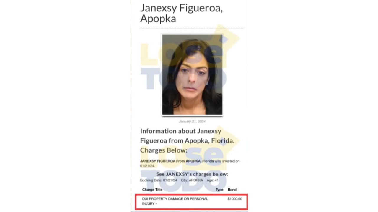 Janexsy Figueroa fue arrestada en Orlando.