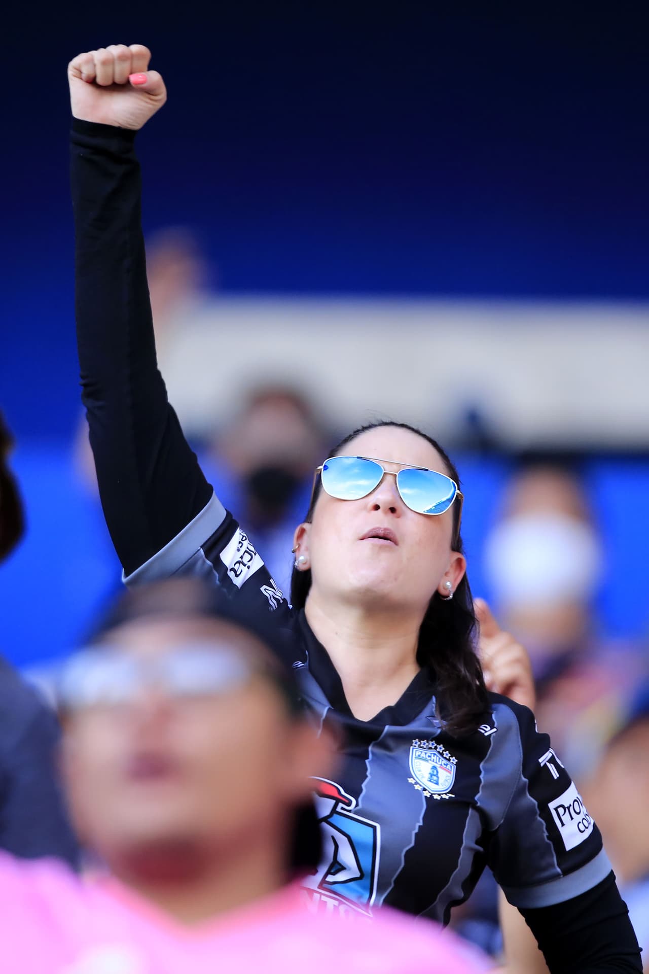 Algunos seguidores de los hidalguenses mostraron su apoyo.
<br>