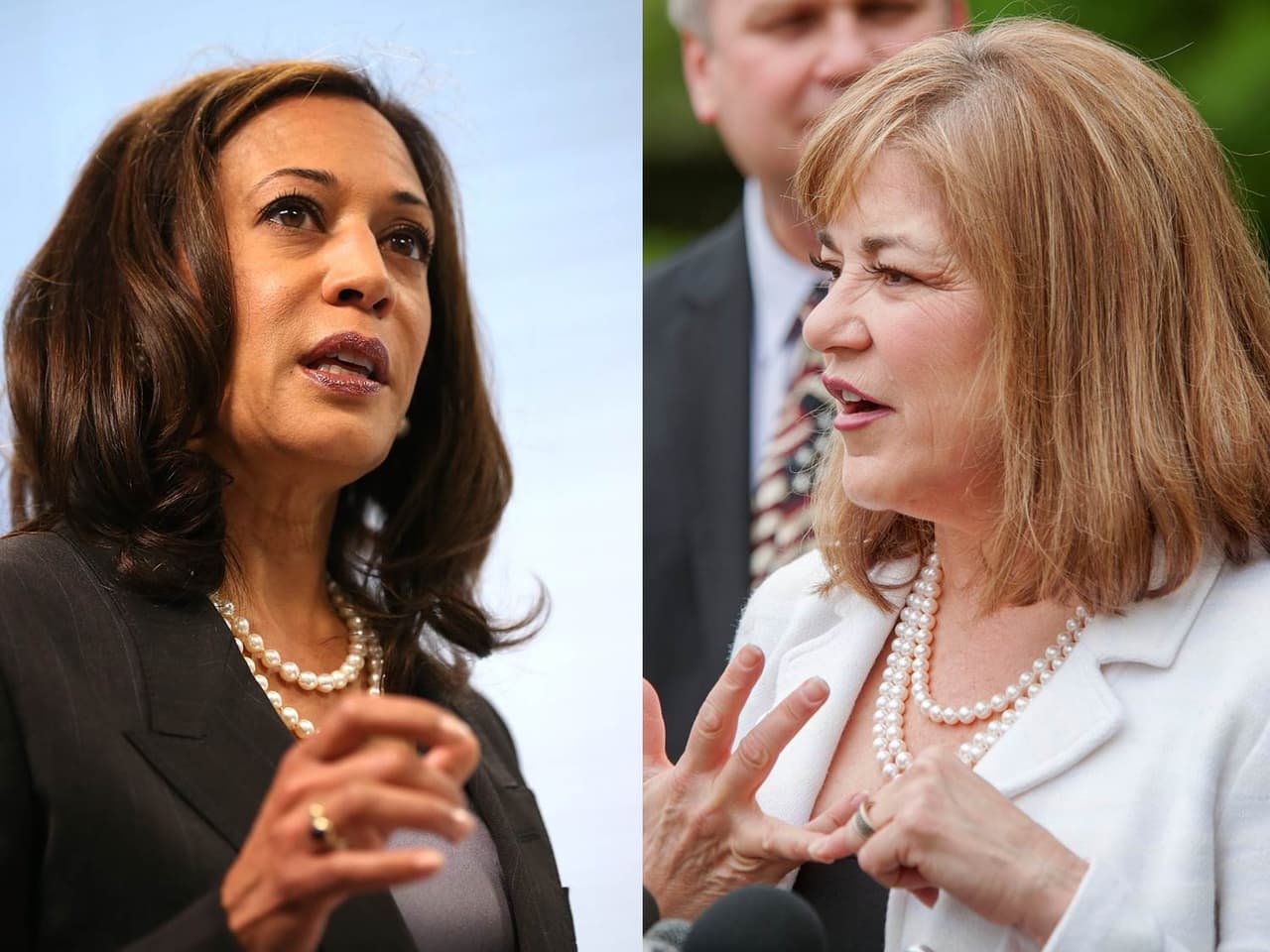 Sánchez y Harris protagonizan la histórica pelea demócrata por un puesto en el Senado de EEUU