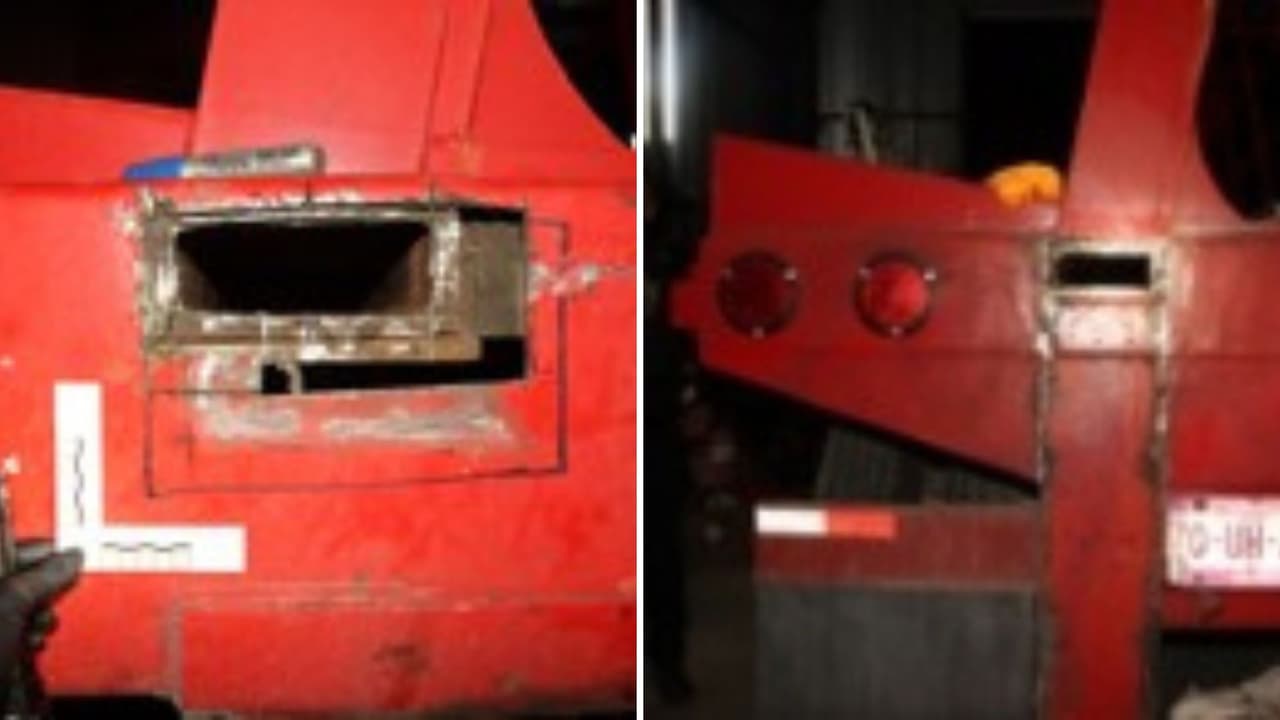 Ahí descargaba la droga y la distribuía en el área de San Antonio.
<br>
<br>En octubre 17 del 2024, tras obtener una orden de cateo federal, detectives hallaron un camión con caja que estaba siendo desmantelado con herramienta especializada para abrir ciertos compartimentos.