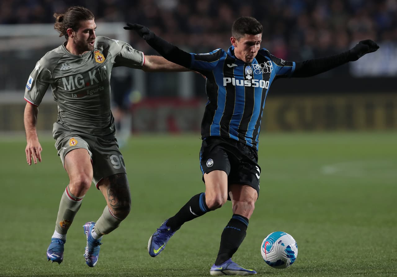 Con Johan Vásquez como titular, el Genoa igualó sin goles en su visita al Atalanta, pero se mantiene en puestos de descenso.