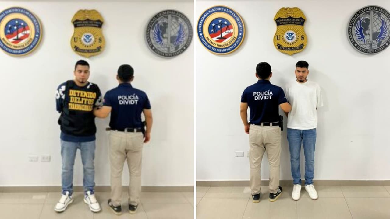 Andrés Felipe Peña Corrales y William Olave Gamboa fueron detenidos por presuntamente participar en el asesinato y robo de Eric Gutiérrez en Colombia.