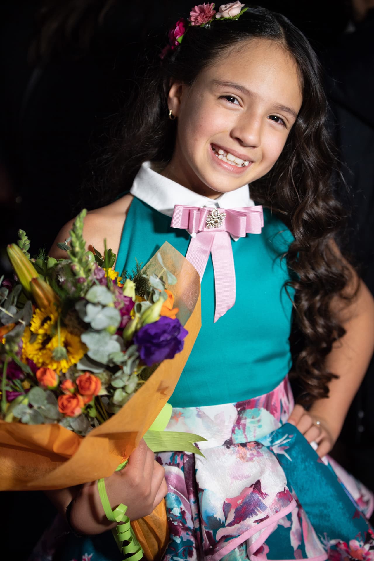 Andrea se comportó de una manera muy madura, se dijo triste pero, satisfecha con su desempeño y aseguró seguirá bailando que es lo que más le apasiona.