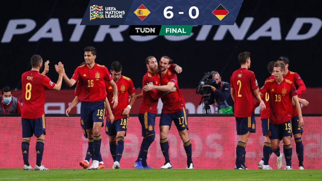 España humilló a Alemania y la eliminó de la Nations League