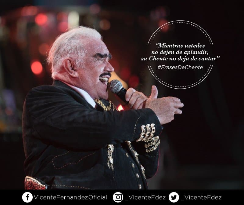 Esta es la frase clásica del Charro de México, la última vez que la dijo fue en su despedida de los escenarios en el Estadio Azteca el 16 de abril de 2016.