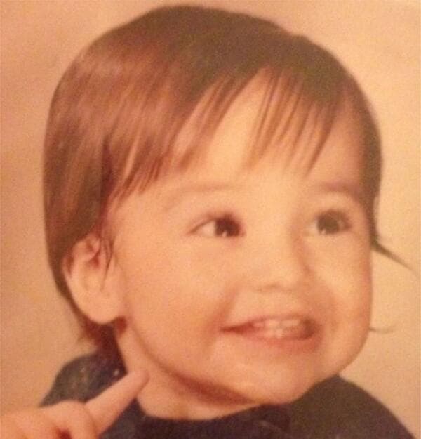 Así era de pequeñito.