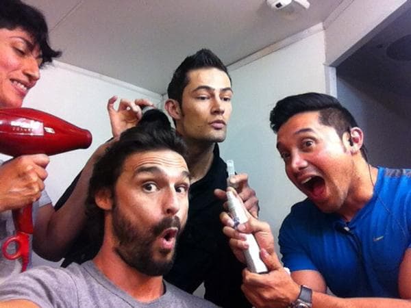 Y se llevó súper bien con todo el equipo de ‘Lo Imperdonable’.