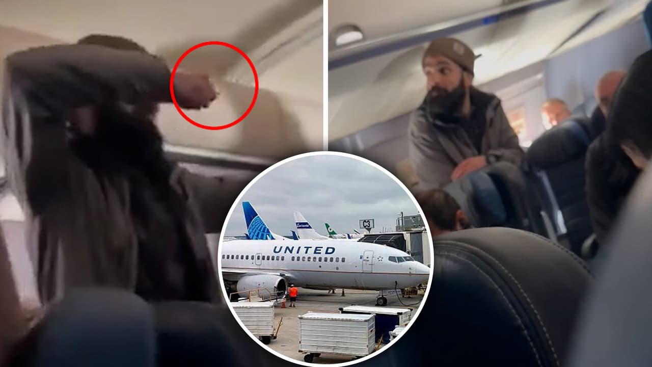 Acusan a hispano de intentar abrir puerta de un avión y 'apuñalar' a una azafata en vuelo de Los Ángeles a Boston