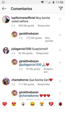 Geraldine no respondió, y aunque sus seguidores hicieron notorio el hecho, ella pasó de largo.