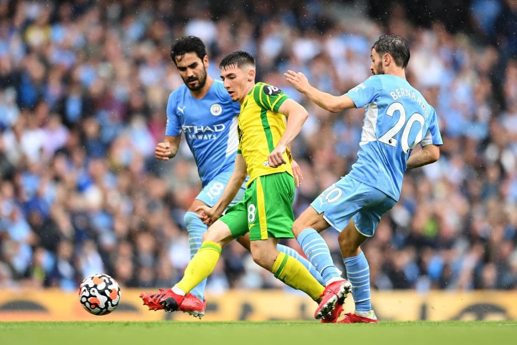 Jack Grealish anotó su primer gol con el Manchester City en la goleada 5-0 de los 'Citizens' sobre el Norwich City.