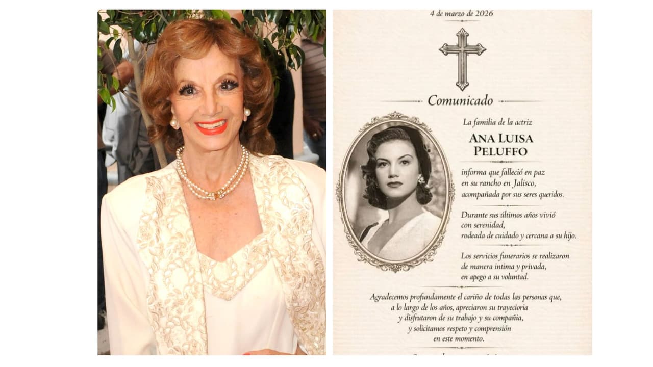 Ana Luisa Pelufo, actriz de Soñadoras y Lazos de Amor, murió a los 96 años.