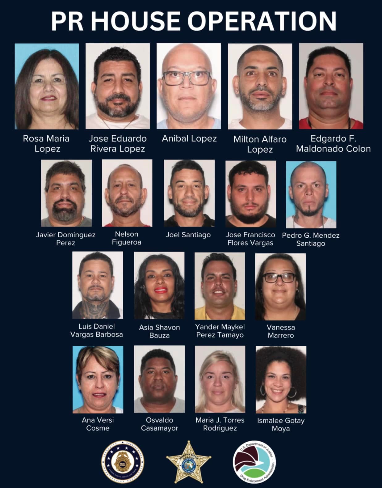 Estas presuntamente se llevaban a cabo en el restaurante PR House de Orlando, Florida, informaron este miércoles autoridades en el condado Orange.