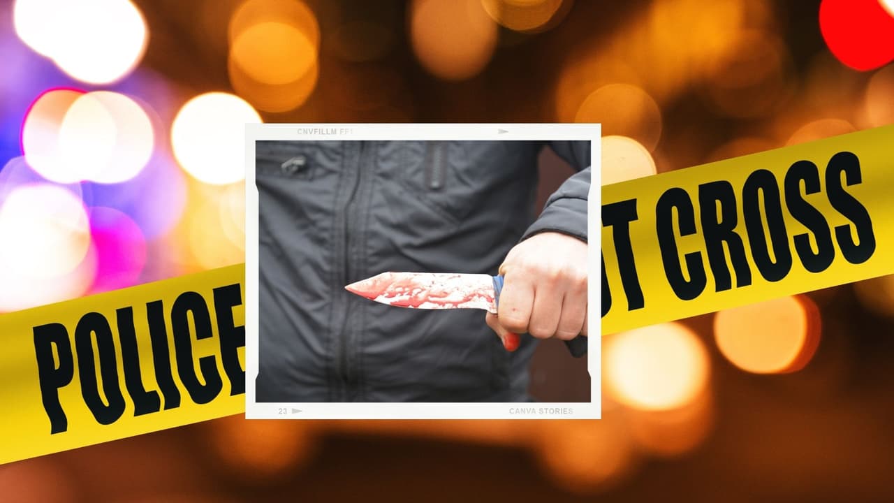 Apuñala a abuelito y recibe un disparo de la policía, ambos terminan en el hospital