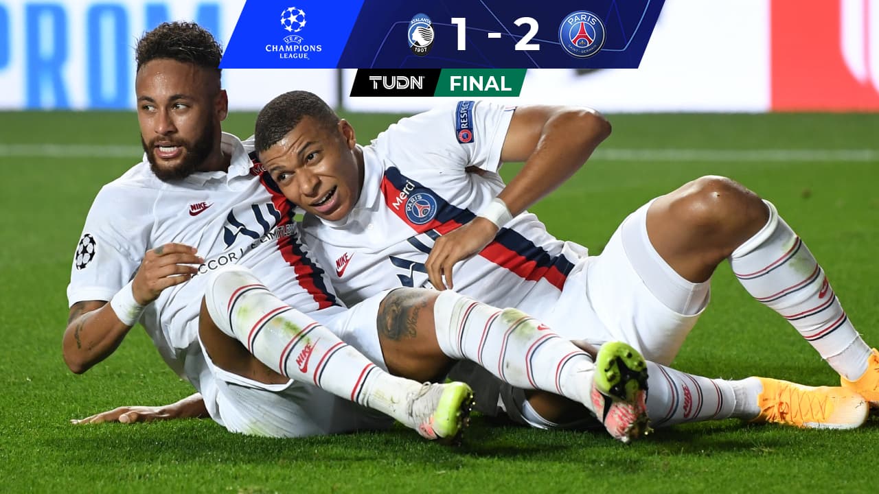 Neymar apareció para darle el triunfo al PSG sobre el Atalanta en Champions League