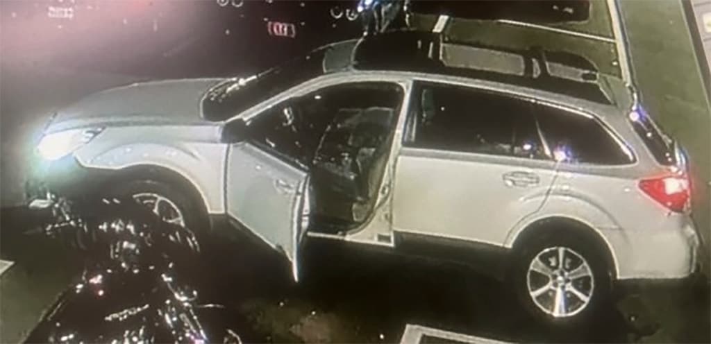 Imagen del "vehículo de interés" publicada por la policía.