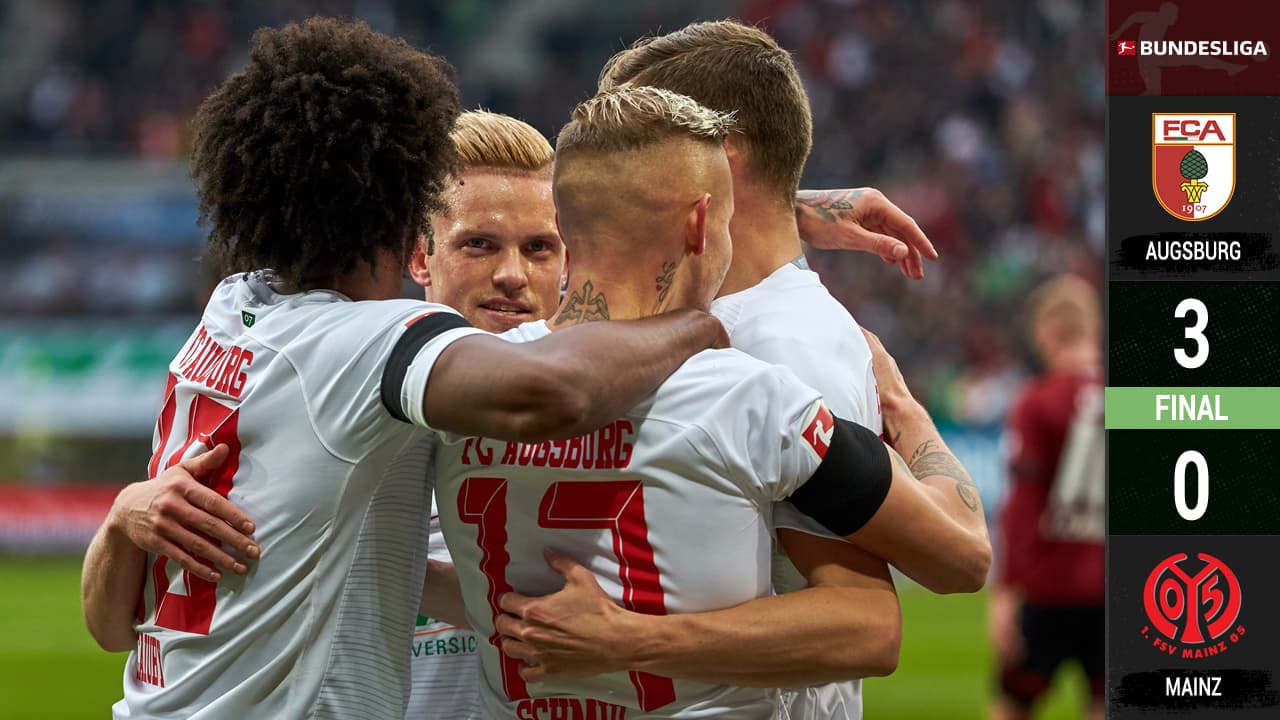 La nieve y un hat-trick de Finnbogason ‘purificaron’ al Augsburgo en el 3-0 sobre el Mainz 05