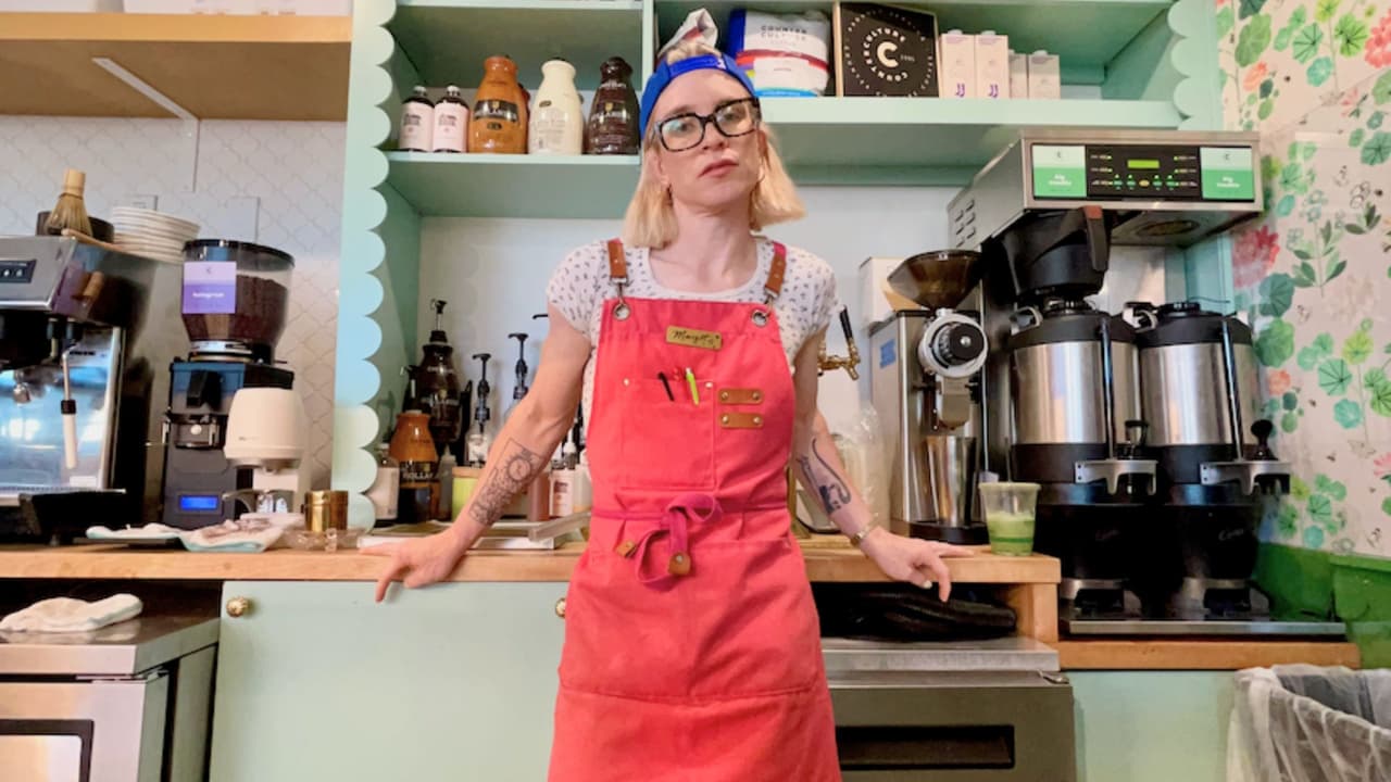 Fotografía de Margot Stacy, exgerente de una cafetería en el centro de Dallas.