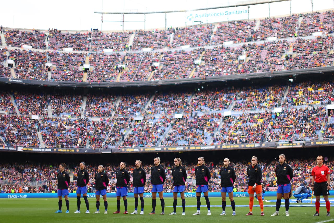 El Barcelona ingresó 91 mil 648 aficionados al Camp Nou ante el Wolfsburgo para convertirse en el partido femenil con más asistentes de la historia.