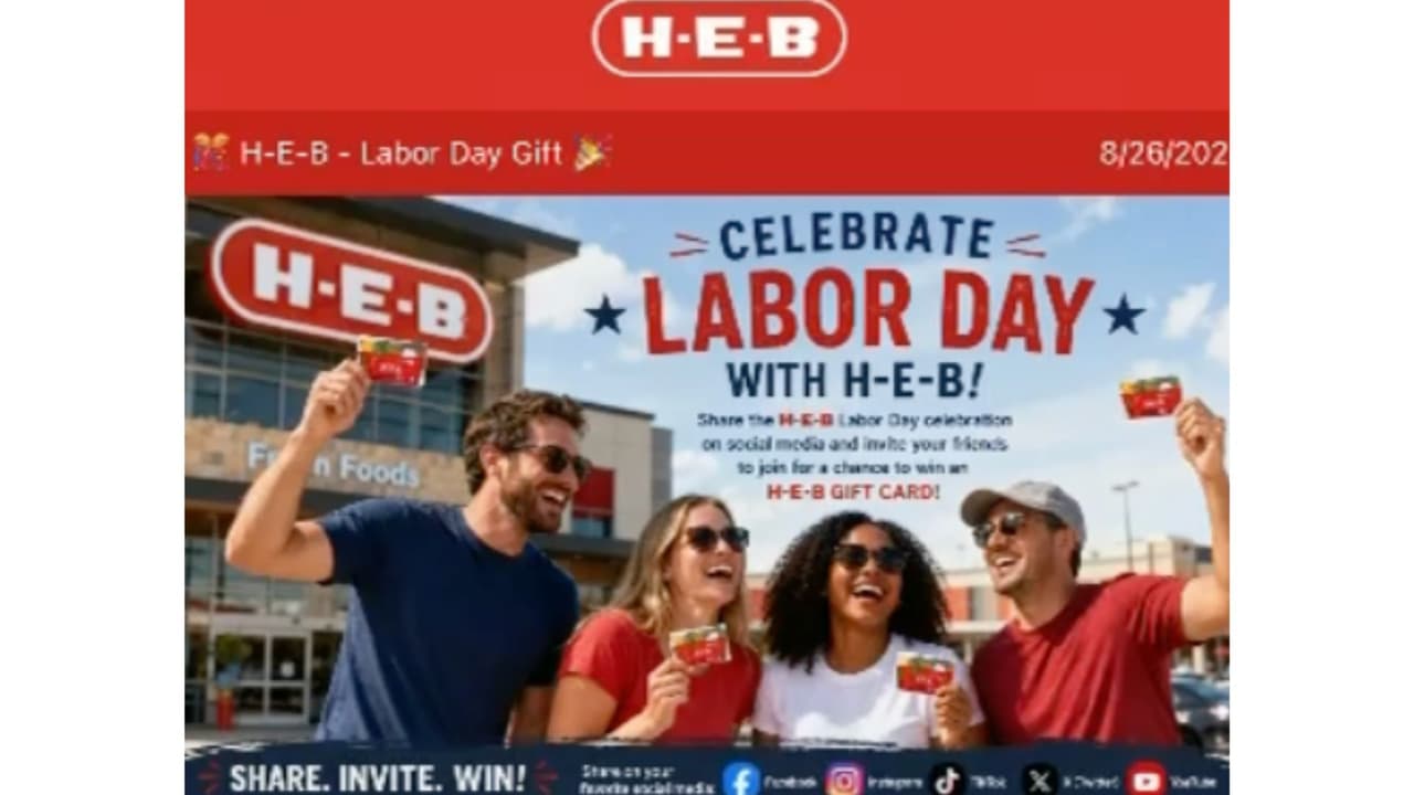 Advierten por estafas con supuestas tarjetas de regalo de HEB: así operan los delincuentes