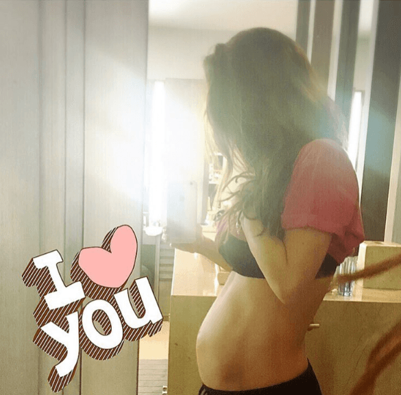 Así se veía el pequeñín cuando apenas iba creciendo dentro del vientre de Anahí.