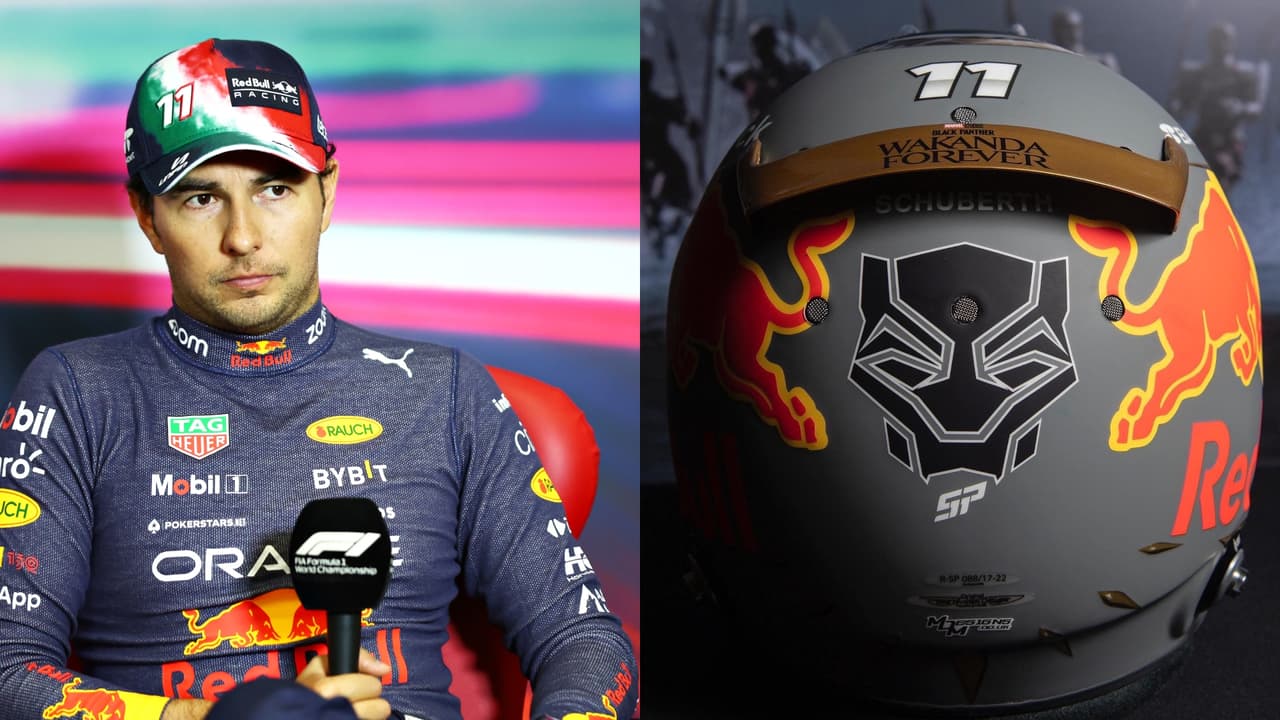 'Checo' Pérez usará la fuerza de 'Pantera Negra' para ganar en Brasil