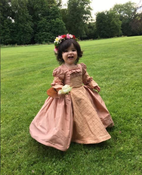 Giulietta, la bebe de Ana Patricia es una verdadera princesita.