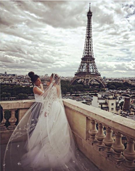 La mejor vista de París para una boda de ensueño.