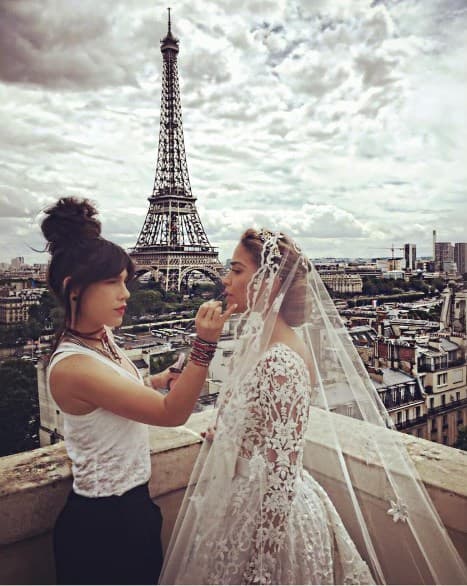 ¡La novia casi está lista!