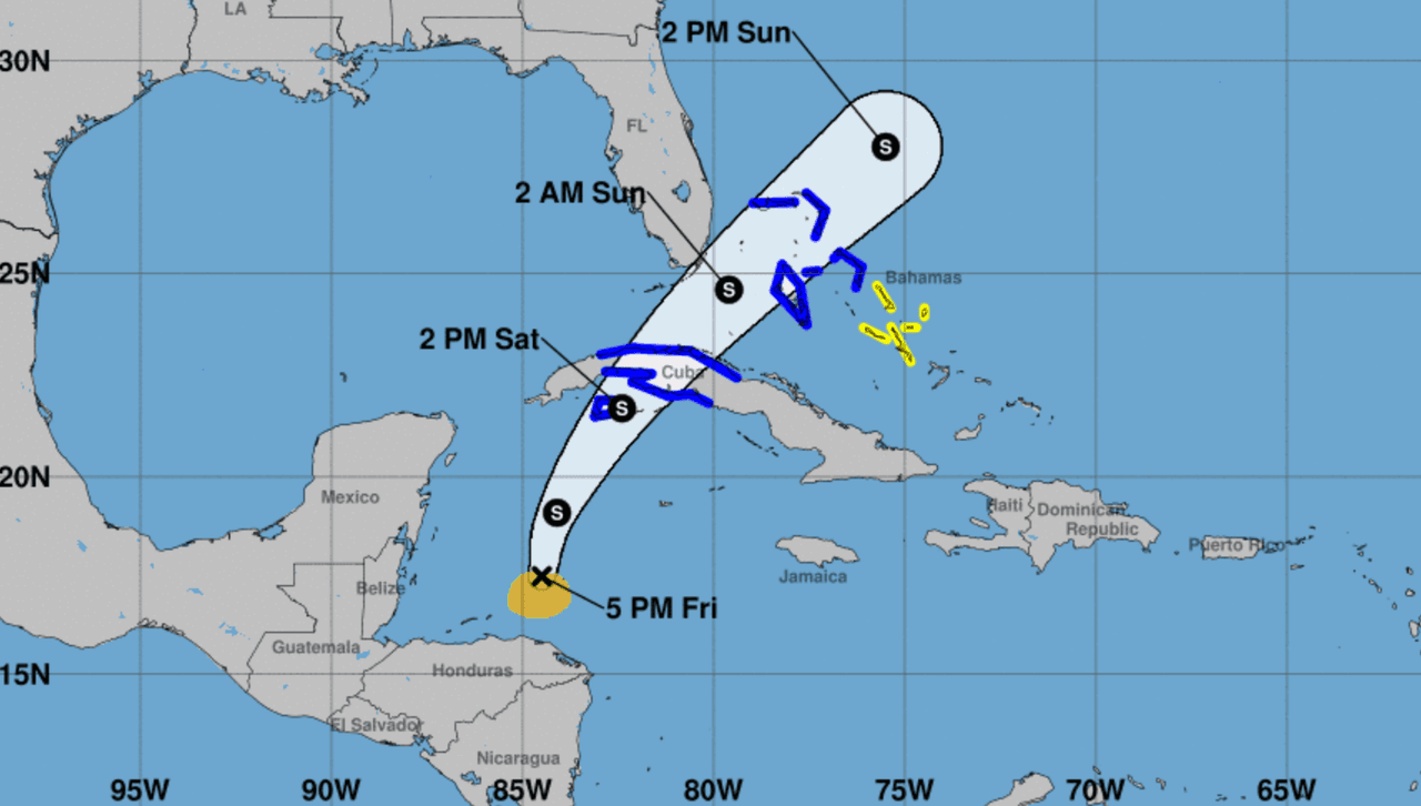 Sistema tropical traerá lluvias durante el fin de semana al sur de Florida