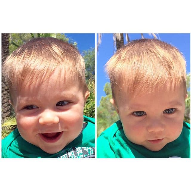 Sus primeras sonrisas.