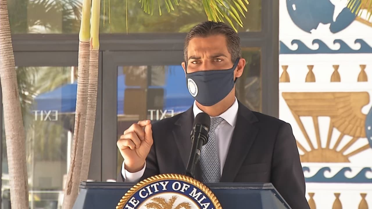 Alcalde de Miami no descarta otro cierre de la economía ante crisis del coronavirus