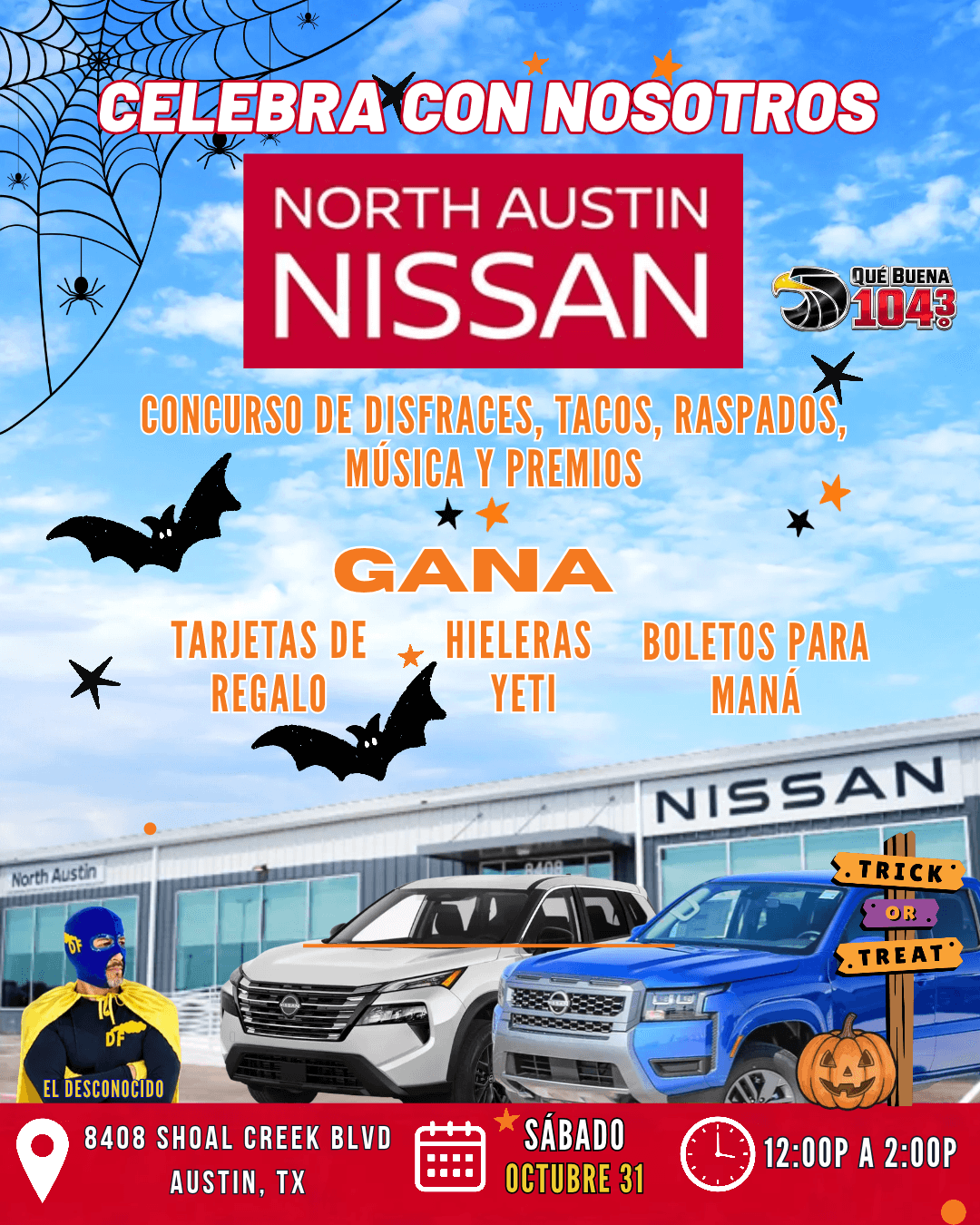NORTH AUSTIN NISSAN ABRE LAS PUERTAS DE SU NUEVA CASA ESTE 31 DE OCTUBRE!