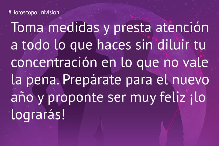 Virgo 25 de diciembre de 2019