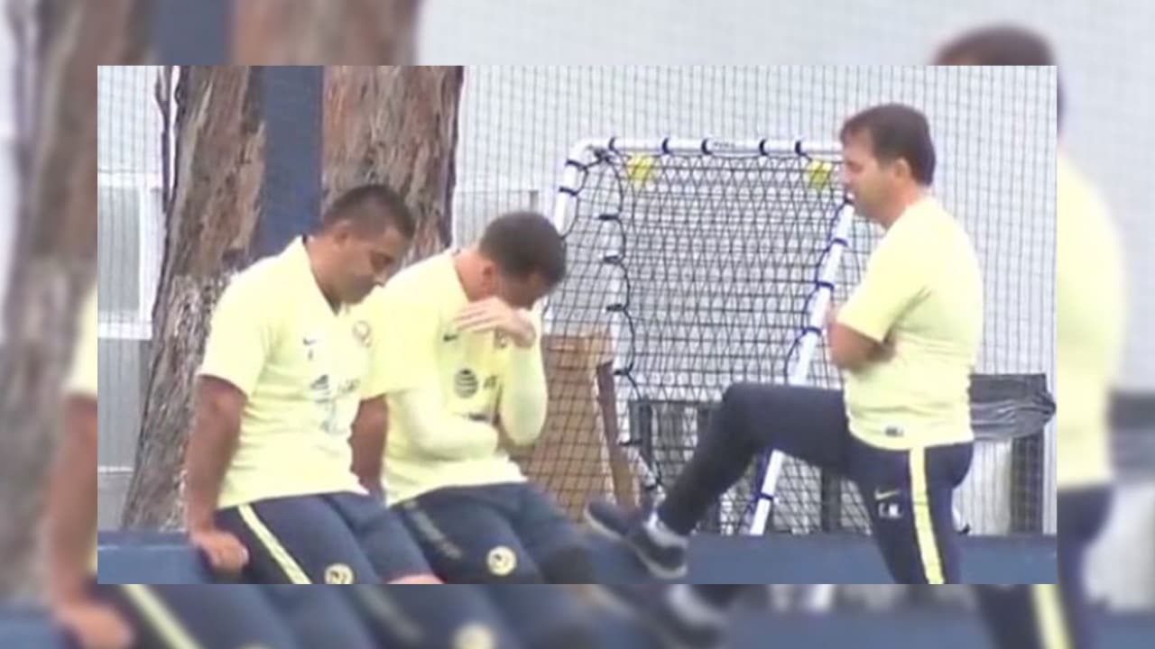 Entre lágrimas, Marchesín abandona práctica del América