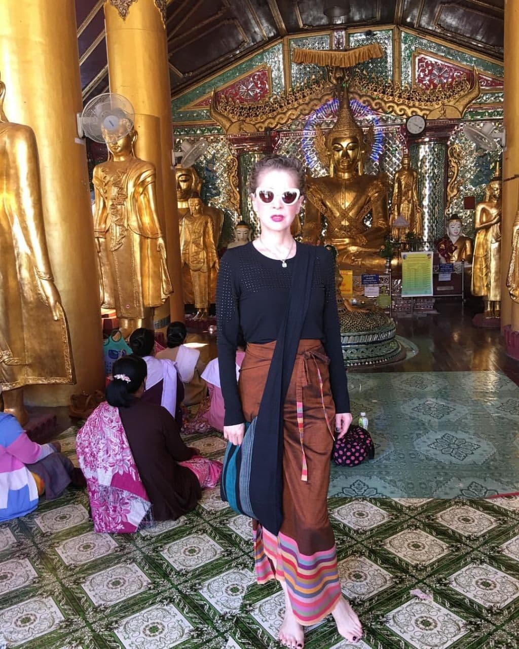 La actriz pasará Año Nuevo viajando con su hija Constanza y su esposo Lorenzo Lazo.
<br>